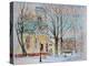 Chapel in Snow, Snug Harbor,2009, ( Watercolor)-Anthony Butera-Premier Image Canvas