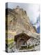 Chapel of Rifugio Tuckett e Sella. The Brenta Dolomites. Italy, Trentino, Val Rendena.-Martin Zwick-Premier Image Canvas