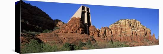 Chapel of the Holy Cross, Sunset, Sedona, Arizona, United States of America (U.S.A.), North America-Ruth Tomlinson-Premier Image Canvas