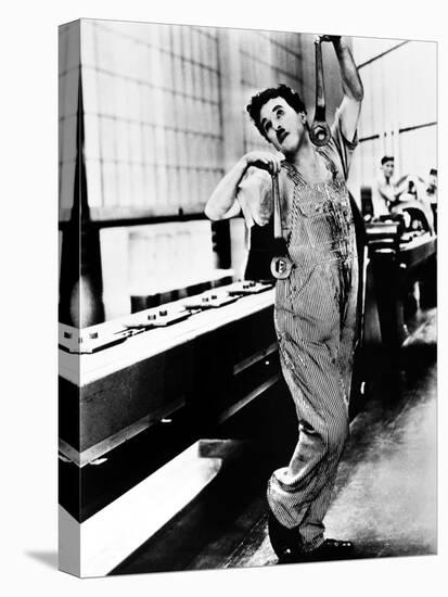 Chaplin: Modern Times, 1936-null-Premier Image Canvas
