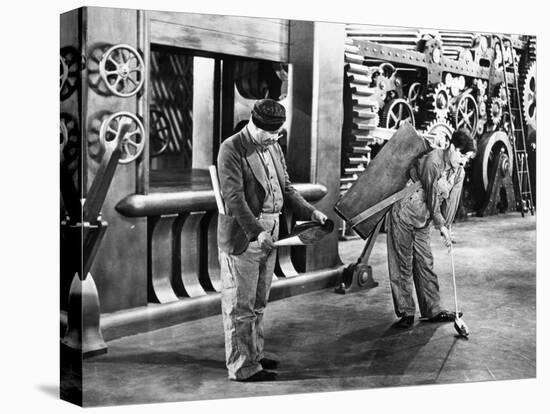 Chaplin: Modern Times, 1936-null-Premier Image Canvas