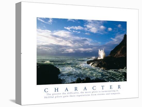 Character - Crashing Waves-unknown unknown-Stretched Canvas