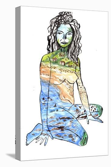 Character Design, 2021, (Watercolour and Ink)-Charlotte Orr-Premier Image Canvas