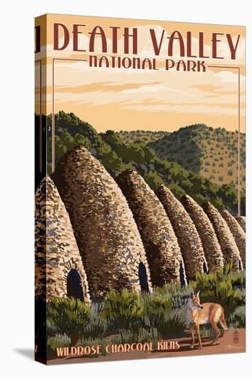 Charcoal Kilns - Death Valley National Park-Lantern Press-Stretched Canvas