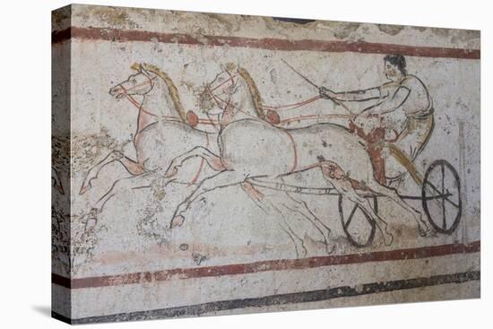 Charioteer and Horses, Painted Tomb Slab Detail, National Archaeological Museum-Eleanor Scriven-Premier Image Canvas