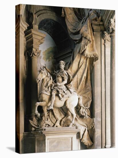 Charlemagne, 1725, Equestrian Statue in Marble-null-Premier Image Canvas