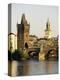 Charles Bridge, Old Town Bridge and the Water Tower, Prague, Czech Republic-Sergio Pitamitz-Premier Image Canvas
