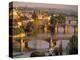 Charles Bridge, Prague, Czech Republic-Walter Bibikow-Premier Image Canvas