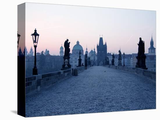 Charles Bridge, UNESCO World Heritage Site, Old Town, Prague, Czech Republic, Europe-Hans Peter Merten-Premier Image Canvas