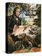 Charles Darwin on the Galapagos Islands-Andrew Howat-Premier Image Canvas