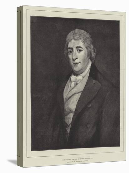 Charles Dibdin (1745-1814), Portrait in the Royal Naval Exhibition-Thomas Phillips-Premier Image Canvas
