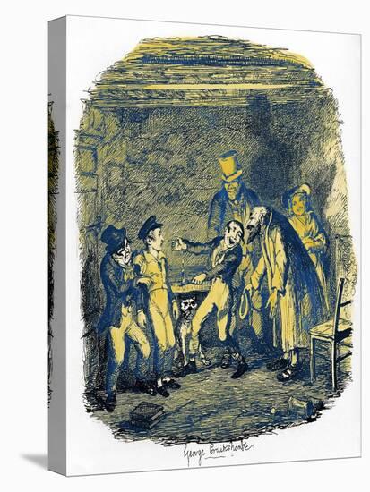 Charles Dickens 's 'The Adventures of Oliver Twist-George Cruikshank-Premier Image Canvas
