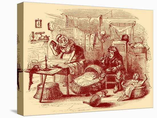 Charles Dickens 's 'The Old Curiosity Shop'-Hablot Knight Browne-Premier Image Canvas