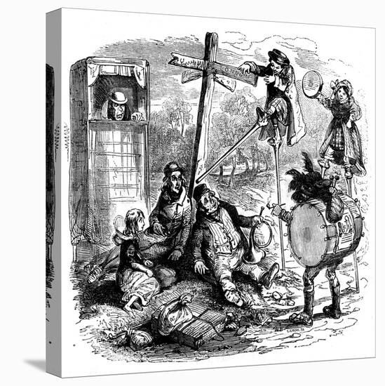 Charles Dickens 's 'The Old Curiosity Shop'-Hablot Knight Browne-Premier Image Canvas