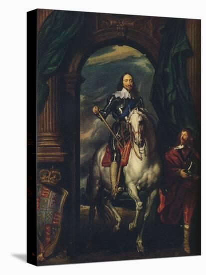 Charles I (1600-1649) with M de St Antoine, 1633, (1913)-Anthony Van Dyck-Premier Image Canvas