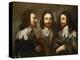 Charles I in Three Positions (1600-49) Painting after Van Dyck-Carlo Maratta or Maratti-Premier Image Canvas