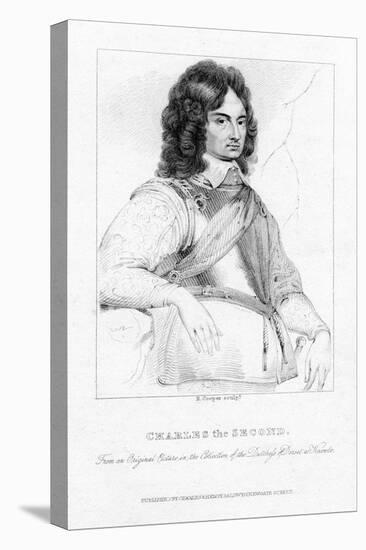 Charles II, King of England, Scotland and Ireland-R Cooper-Premier Image Canvas