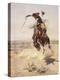 Charles Marion Russell - a Bad Hoss-Vintage Apple Collection-Premier Image Canvas