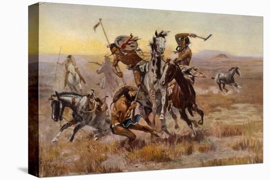 Charles Marion Russell - Souix Blackfeet-Vintage Apple Collection-Premier Image Canvas