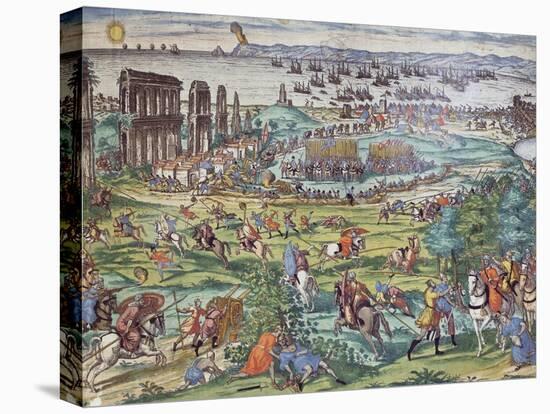 Charles V's Army Against Tunis, 1535-Franz Hogenberg-Premier Image Canvas