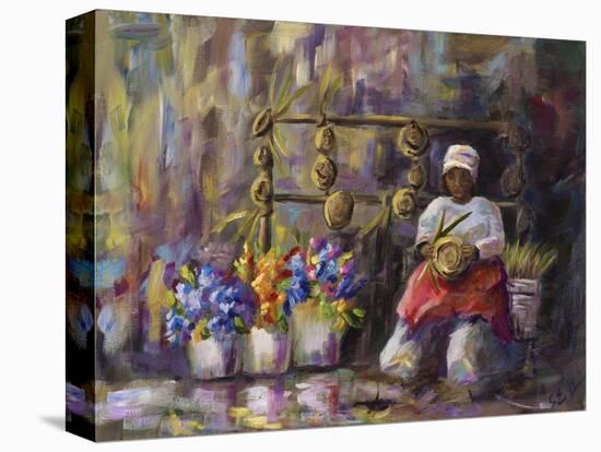 Charleston, SC Basket Lady-Sarah Davis-Premier Image Canvas