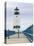 Charlevoix Lighthouse on Lake Michigan, Michigan, USA-Walter Bibikow-Premier Image Canvas