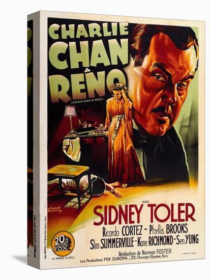 Charlie Chan in Reno-null-Stretched Canvas