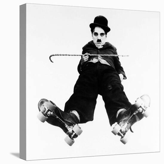 Charlie Chaplin, the Rink, 1916-null-Premier Image Canvas