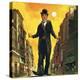 Charlie Chaplin-English School-Premier Image Canvas