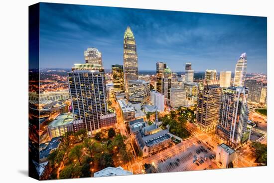 Charlotte, North Carolina, USA Uptown Cityscape.-SeanPavonePhoto-Premier Image Canvas