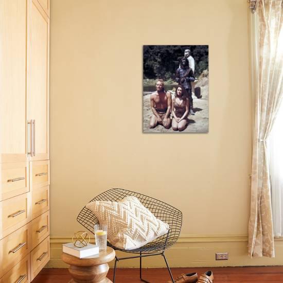 Charlton Heston Linda Harrison Planet Of The Apes 1968 Directed By Franklin J Schaffner Stretched Canvas Print Art Com - Planet Of The Apes Room Decor Charlton Heston Linda Harrison Planet Of The Apes 1968 Directed By Franklin J Schaffner Stretched Canvas Print Art Com - Planet Of The Apes Room Decor