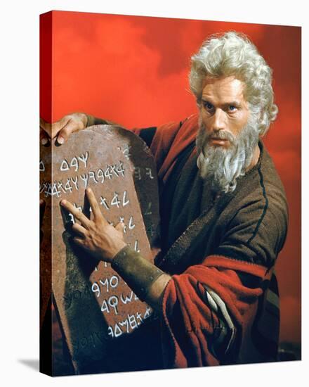 Charlton Heston - The Ten Commandments-null-Stretched Canvas