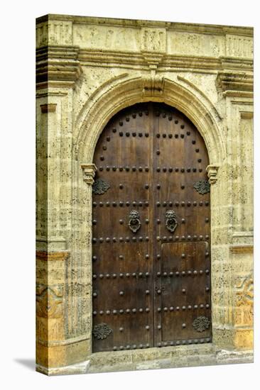 Charming Spanish Colonial Architecture, Old City, Cartagena, Colombia-Jerry Ginsberg-Premier Image Canvas