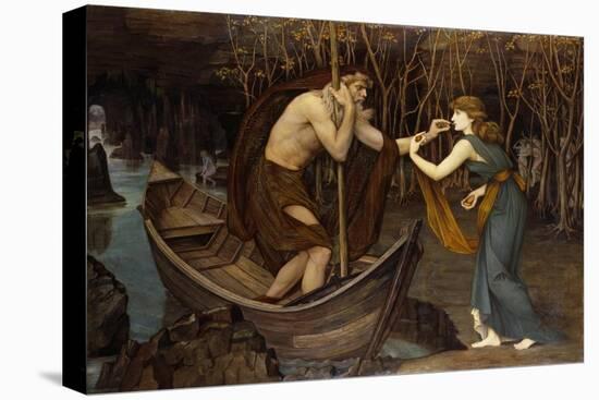 Charon and Psyche-John Roddam Spencer Stanhope-Premier Image Canvas