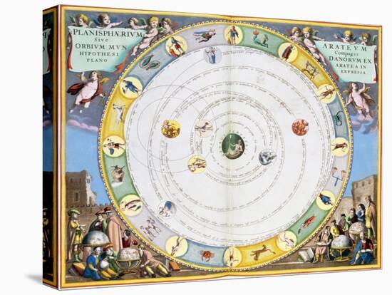 Chart describing the movement of the Planets, 1660-1661-Andreas Cellarius-Premier Image Canvas