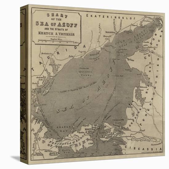 Chart of the Sea of Azoff and the Straits of Kertch and Yenikale-John Dower-Premier Image Canvas