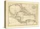 Chart of the West Indies, c.1811-Mathew Carey-Stretched Canvas