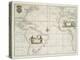 Chart of the Western  Ocean with rhumb lines by Jeremiah Seller, 1705-English School-Premier Image Canvas