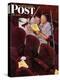 "Charwomen" Saturday Evening Post Cover, April 6,1946-Norman Rockwell-Premier Image Canvas