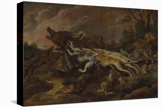 Chasse au sanglier-Paul De Vos-Premier Image Canvas