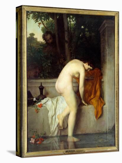 Chaste Suzanne Says Suzanne in the Bath, 1865 (Oil on Canvas)-Jean-Jacques Henner-Premier Image Canvas