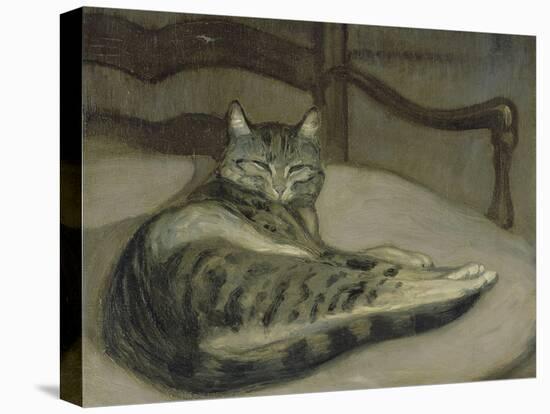 Chat sur un fauteuil-Théophile Alexandre Steinlen-Premier Image Canvas