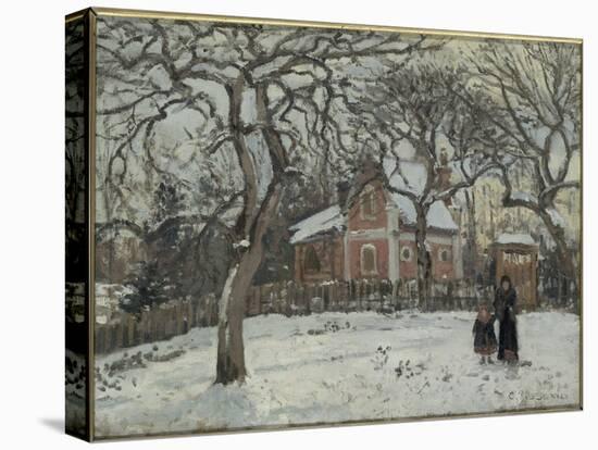 Châtaigniers à Louveciennes-Camille Pissarro-Premier Image Canvas