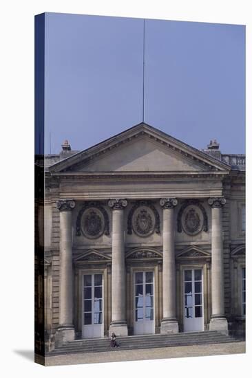 Chateau De Compiegne Rear Facade, Picardy, Detail, France-null-Premier Image Canvas