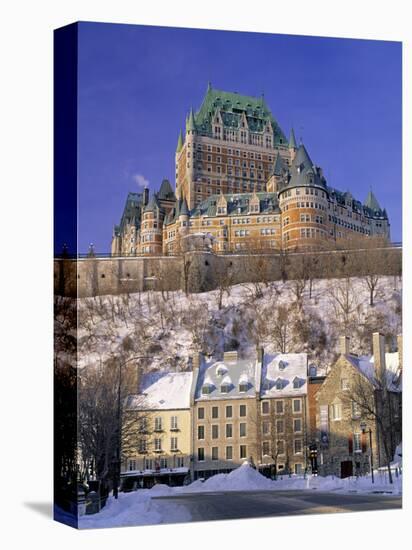 Chateau Frontenac Hotel, Quebec City, Quebec, Canada-Walter Bibikow-Premier Image Canvas