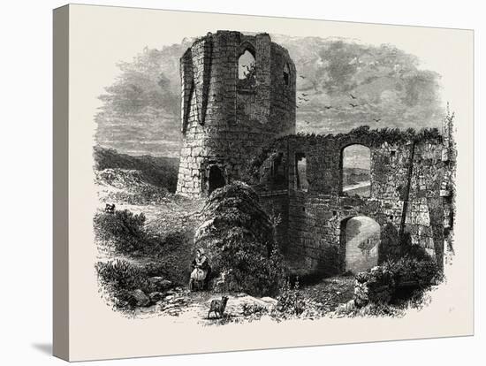 Chateau Gaillard, Normandy and Brittany, France, 19th Century-null-Premier Image Canvas