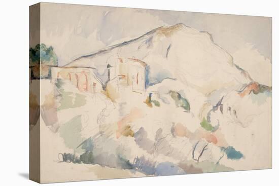 Château Noir and Mont Sainte-Victoire, Ca 1890-1895-Paul Cézanne-Premier Image Canvas
