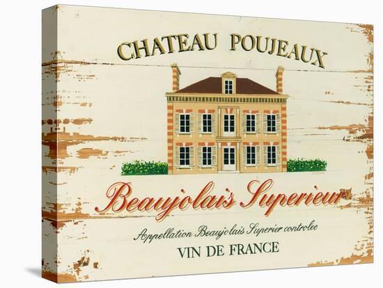 Chateau Poujeaux-Martin Wiscombe-Stretched Canvas