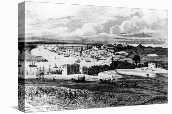 Chatham Dockyard from Port Pitt, Engraved by R. Roffe, Published in Ireland's 'History of Kent',…-George Sidney Shepherd-Premier Image Canvas