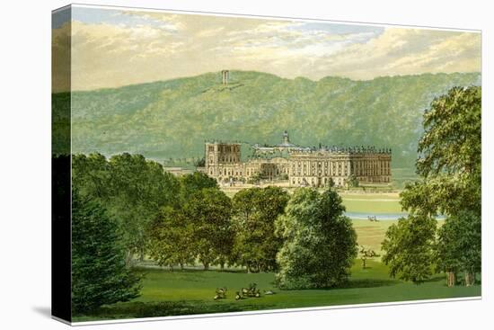 Chatsworth House, Derbyshire, Home of the Duke of Devonshire, C1880-Benjamin Fawcett-Premier Image Canvas